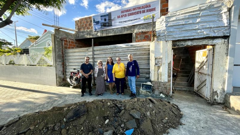 É DADO PROSSEGUIMENTO A PRÓXIMA FASE DA CONSTRUÇÃO DA SEDE DA APLB-SINDICATO DE JEQUIÉ.