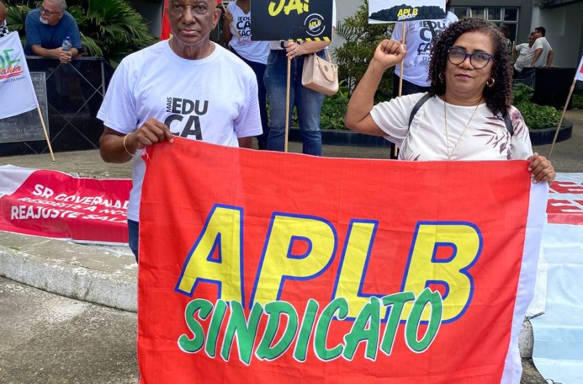 Paralisação – Rede Estadual: APLB reúne categoria na AL-BA para pressionar votação de projetos da Educação