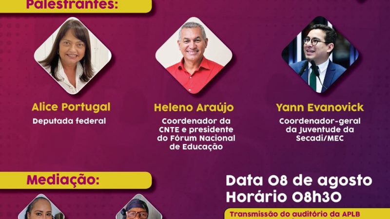 APLB promove plenária sobre Plano Nacional de Educação e Política Nacional da EJA