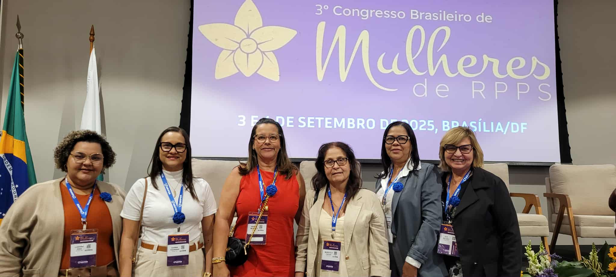 Representantes da APLB-Sindicato de Jequié e Conselheiras Previdenciária e Fiscal do IPREJ participam do 3º Congresso Brasileiro de MULHERES DE RPPS, em Brasília-DF.
