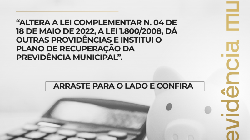 Jequié institui Plano de Recuperação da Previdência Municipal com nova legislação