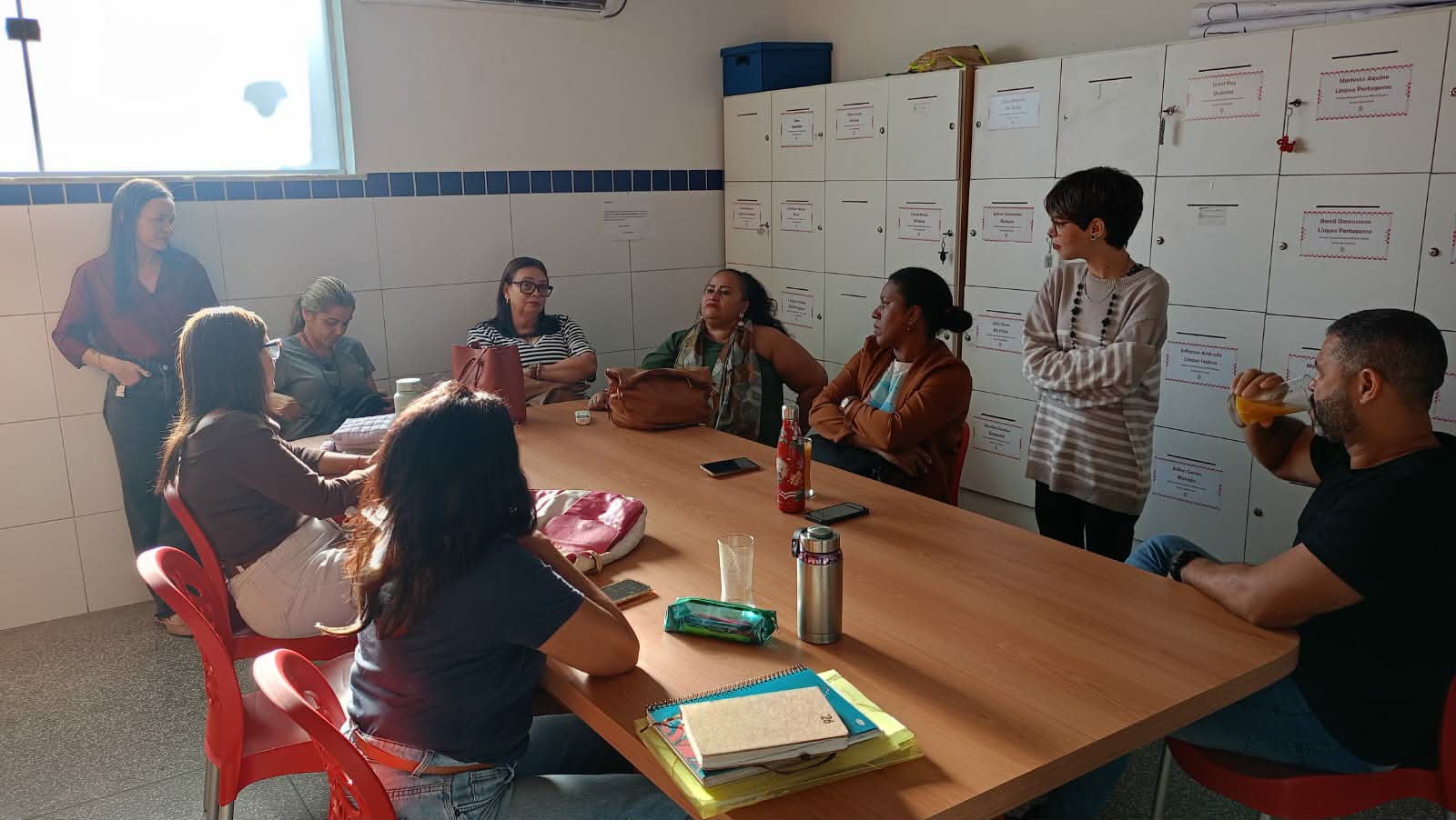 Jequié- BA: APLB visita Colégio Estadual Milton Santos