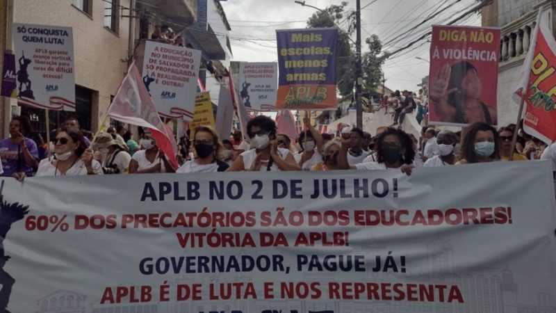 Solidária à APLB, CTB Bahia repudia ataques à entidade